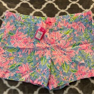 Lilly Pulitzer Ocean View Shorts Blue Peri XL